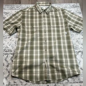 Men’s Wellen Size Small Button Front Short Sleeve Beach Shirt Huckberry